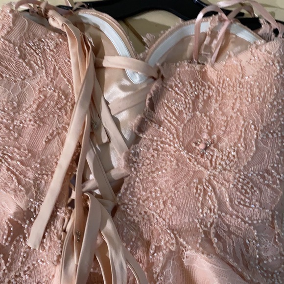 Mon Cheri corset back high low gown - Picture 10 of 15